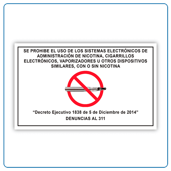 Ley de prohibido sistemas electrónicos - Impresiones Panamá