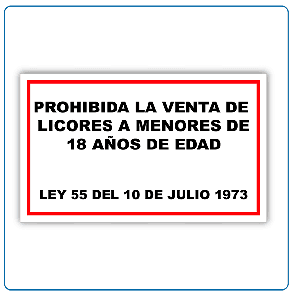 Ley Licor menores de edad - Impresiones Panamá