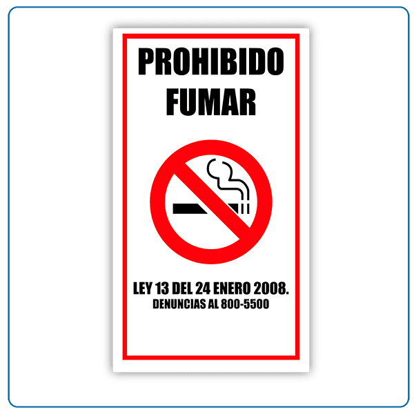 Ley prohibido fumar - Impresiones Panamá