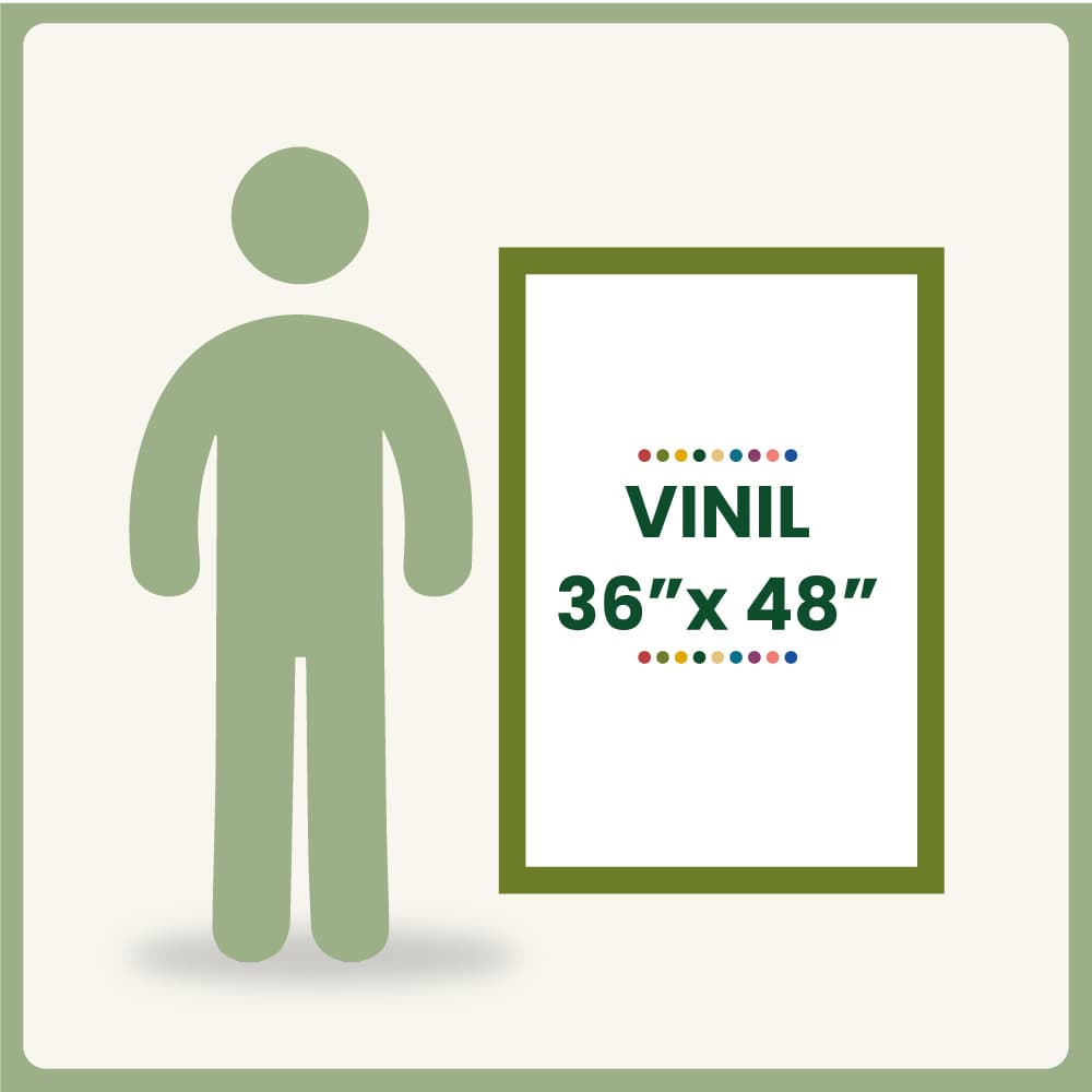 Vinil 36"x48"