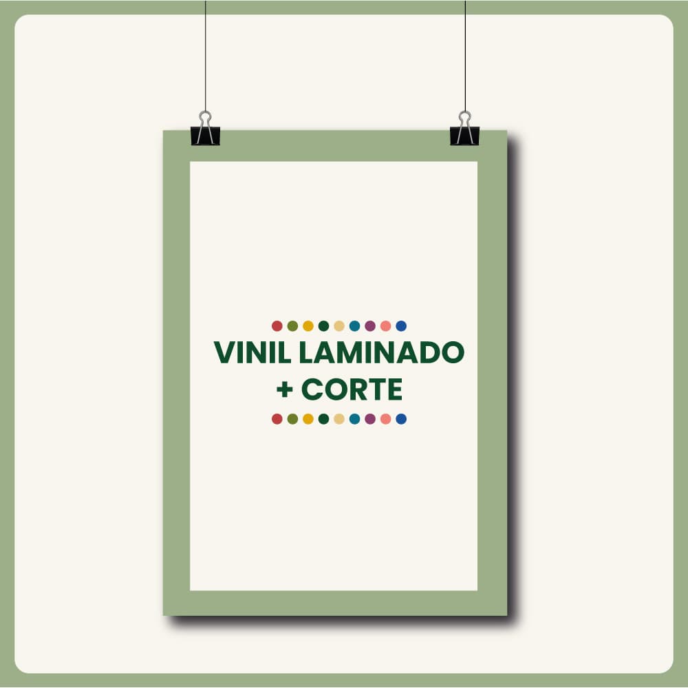 Vinil laminado con corte - Impresiones Panamá