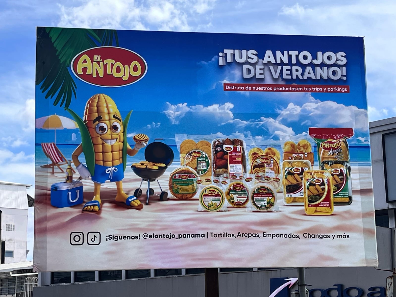 Valla publicitaria El Antojo