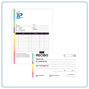 Talonarios de papel bond