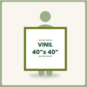 Vinil 40"x40"