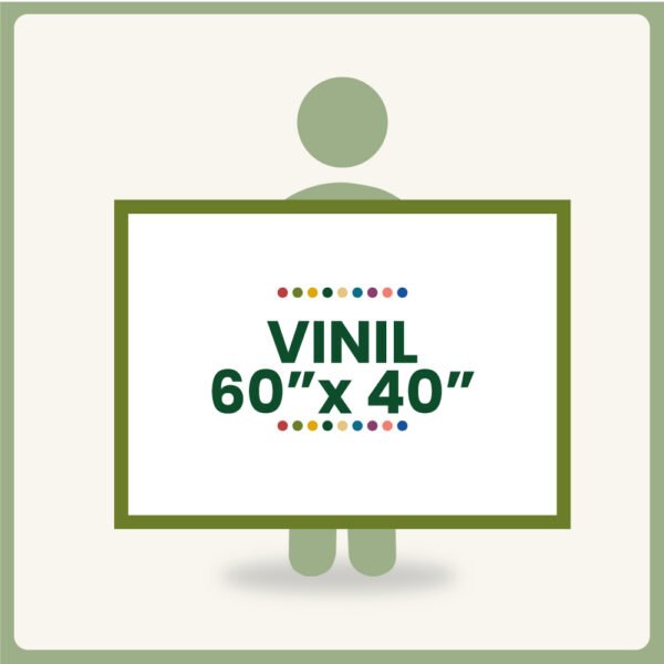 Vinil 60"x40"