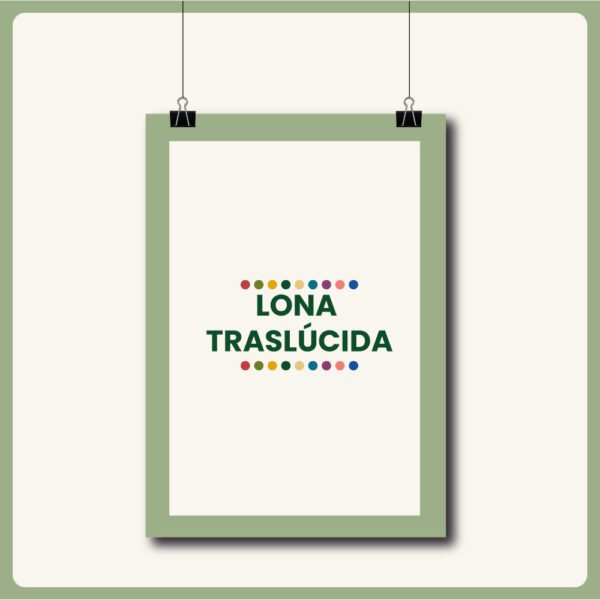 Lona translucida